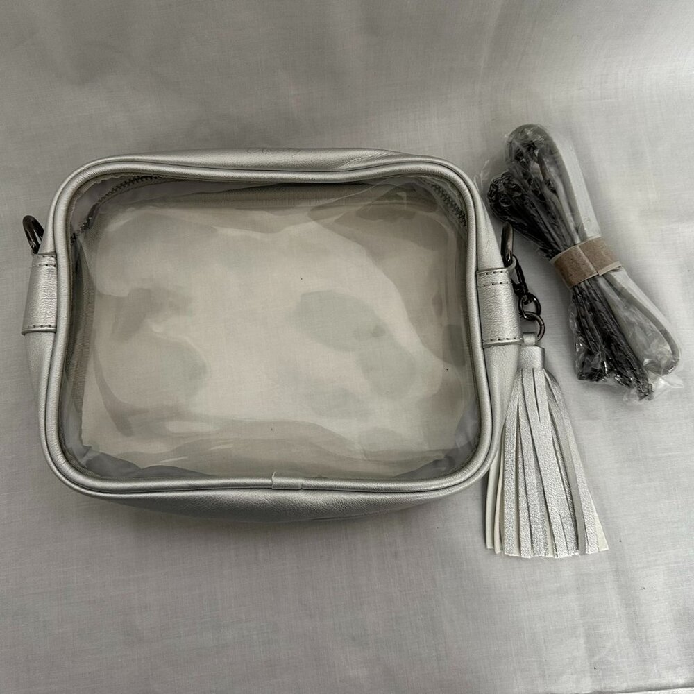 Clear Over-the-Shoulder Bag, Brand New